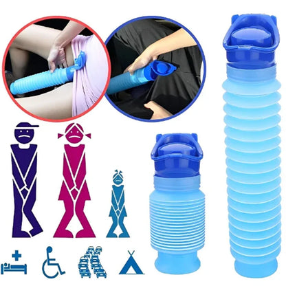 Ansblue 750ML Portable Mini Toilet Urine Bag - Foldable and Compact for Travel, Camping, and Hiking, Suitable for Women, Men, and Children