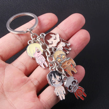 Anime Wings of Liberty Scouting Legion Keychain – Cosplay Alloy Pendant Keyring for Backpack, Men & Women Fan Gift