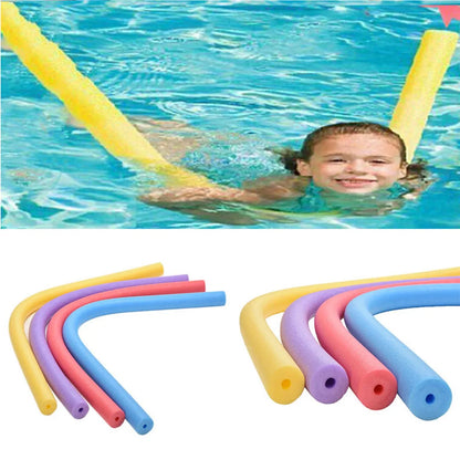 Swimming Pool Noodle Stick — Colorful Foam Buoyancy Aid for Kids & Adults, Swimming Float Accessory
