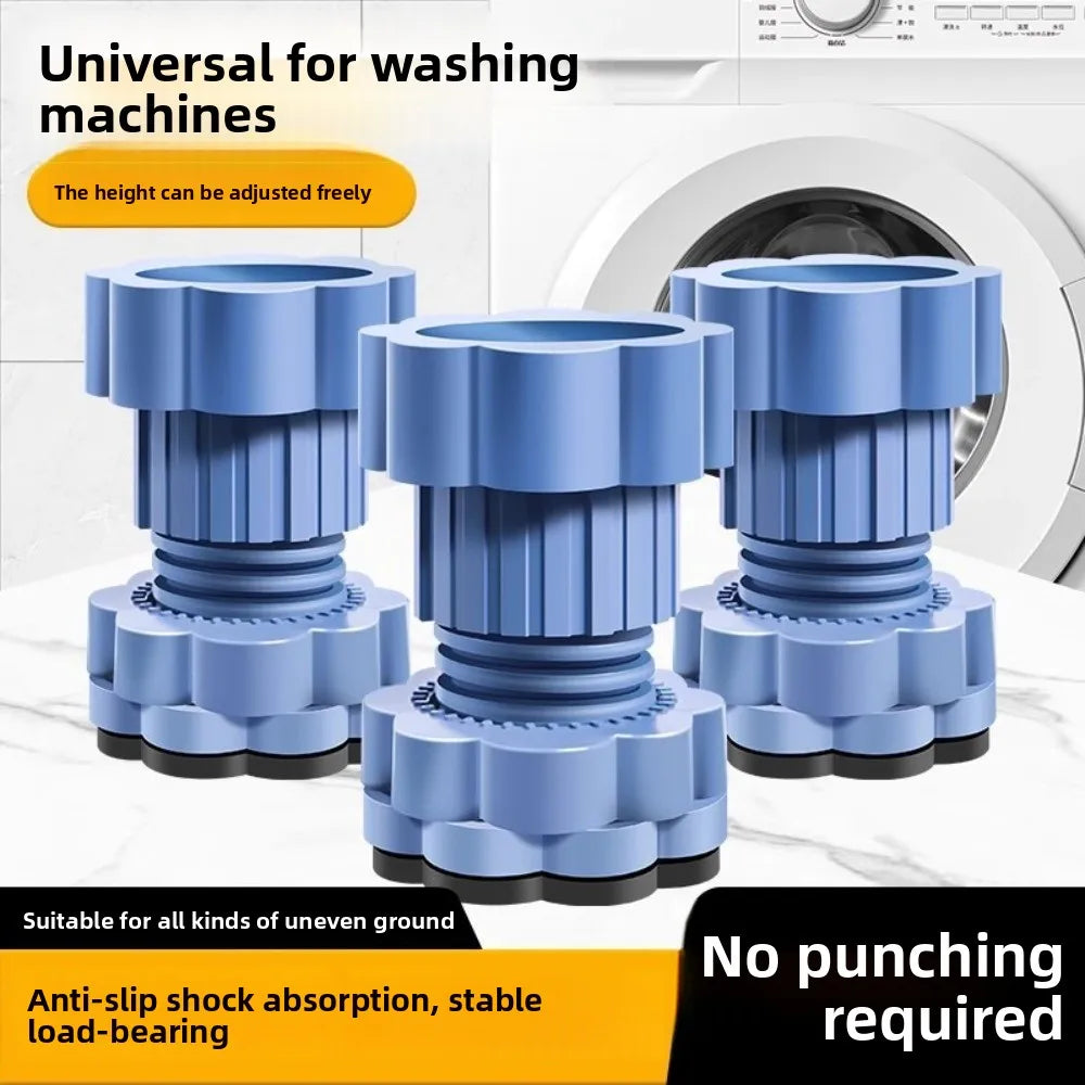 Multi-Functional Washing Machine Anti-Vibration Pad – Shockproof, Adjustable, Anti-Slip Noise-Reducing Mat
