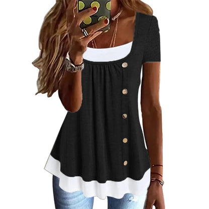 Summer Vintage Streetwear T-Shirt – Elegant Y2K Harajuku Top for Women Casual Fashion