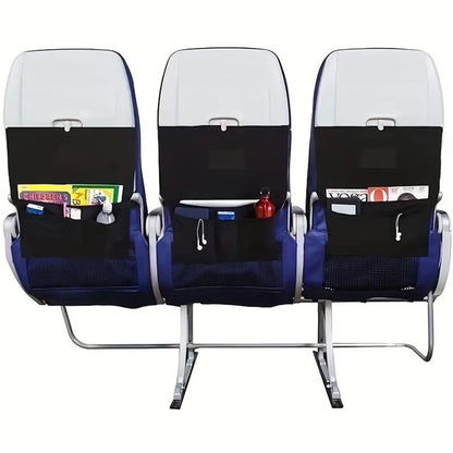 Dark gray large - high-speed rail bag airplane meal bag table board storage bag