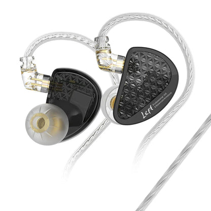 KZ AS16 PRO Wired In-Ear Headphones – 8BA Balanced Armature Earbuds with Microphone for MP3 & HiFi Bass Music