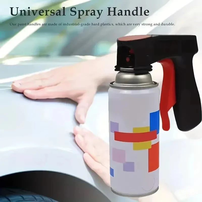 Plastic Portable Spray Paint Handle – Universal Reusable Hand Spray Gun for Car Color Change Film & DIY Pasting
