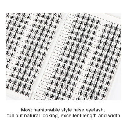 Individual Lash Extensions Kit – DIY Cluster Eyelash Book, False Lashes for Home Makeup