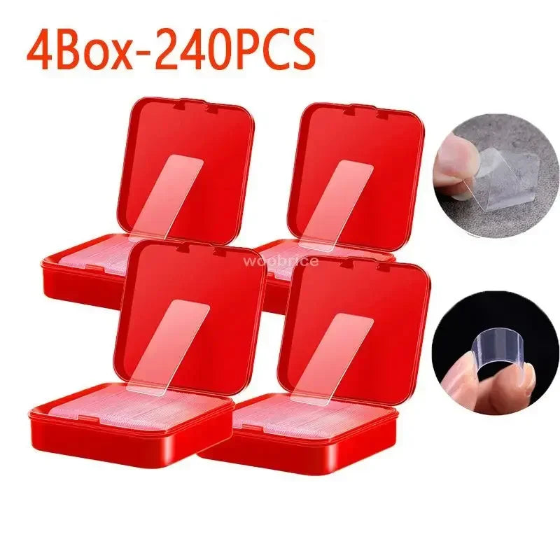 Double-Sided Nano Adhesive Tape – Reusable Super Strong Transparent Waterproof Wall Mount Sticker