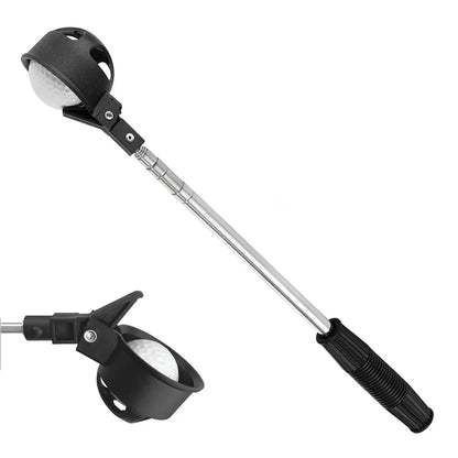 Golf Ball Retriever for Water – Telescopic Portable Picker with Automatic Locking Scoop