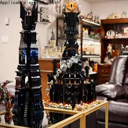 5471PCS Black Tower Building Blocks Kit 2024 – MOC Model Toy for Boys & Adults Birthday Gift