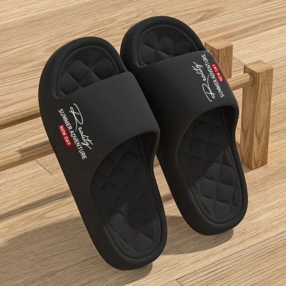 Men’s EVA Summer Slippers – Lightweight Soft Anti-Slip Indoor & Outdoor Casual Home Shoes with Innovative Design