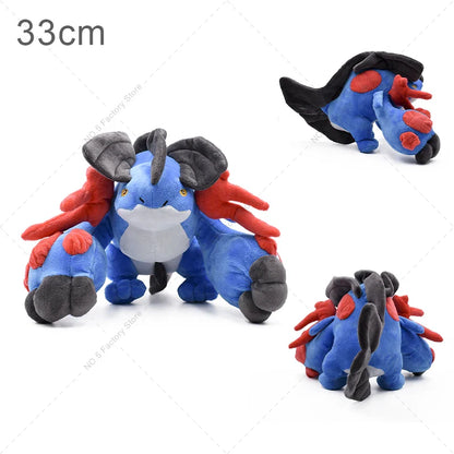 12-Style Cartoon Plush Toys – Metagross, Lunala, Kyogre & More Anime Stuffed Dolls for Kids