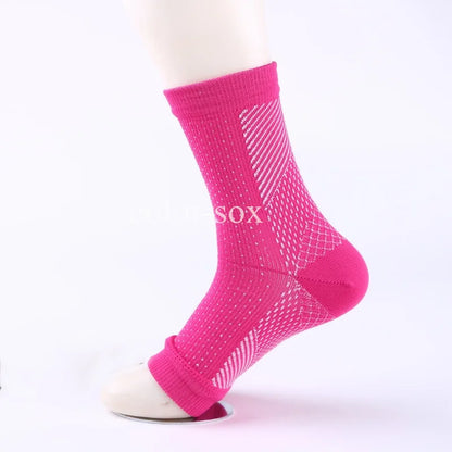 Compression Foot Sleeves - Unisex Ankle Support Socks for Circulation, Swelling Relief & Fatigue