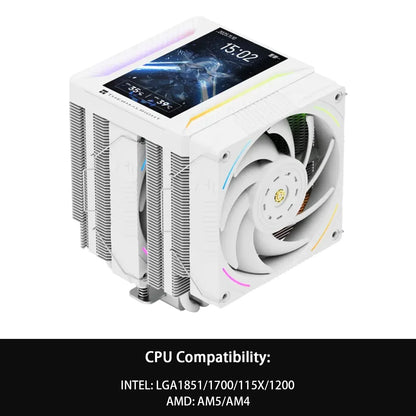 Thermalright Peerless Assassin 120 ARGB CPU Air Cooler – High Performance Dual Tower Cooler for Intel LGA1851/1700/1200/115X & AMD AM4/AM5 Black Edition