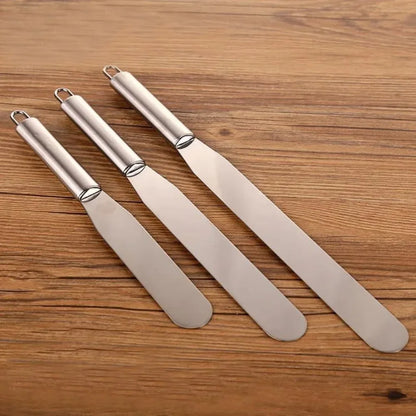 6/8/10/12 Inch Stainless Steel Icing Spatula – Cream Frosting Cake Decorating Tools & Accessories