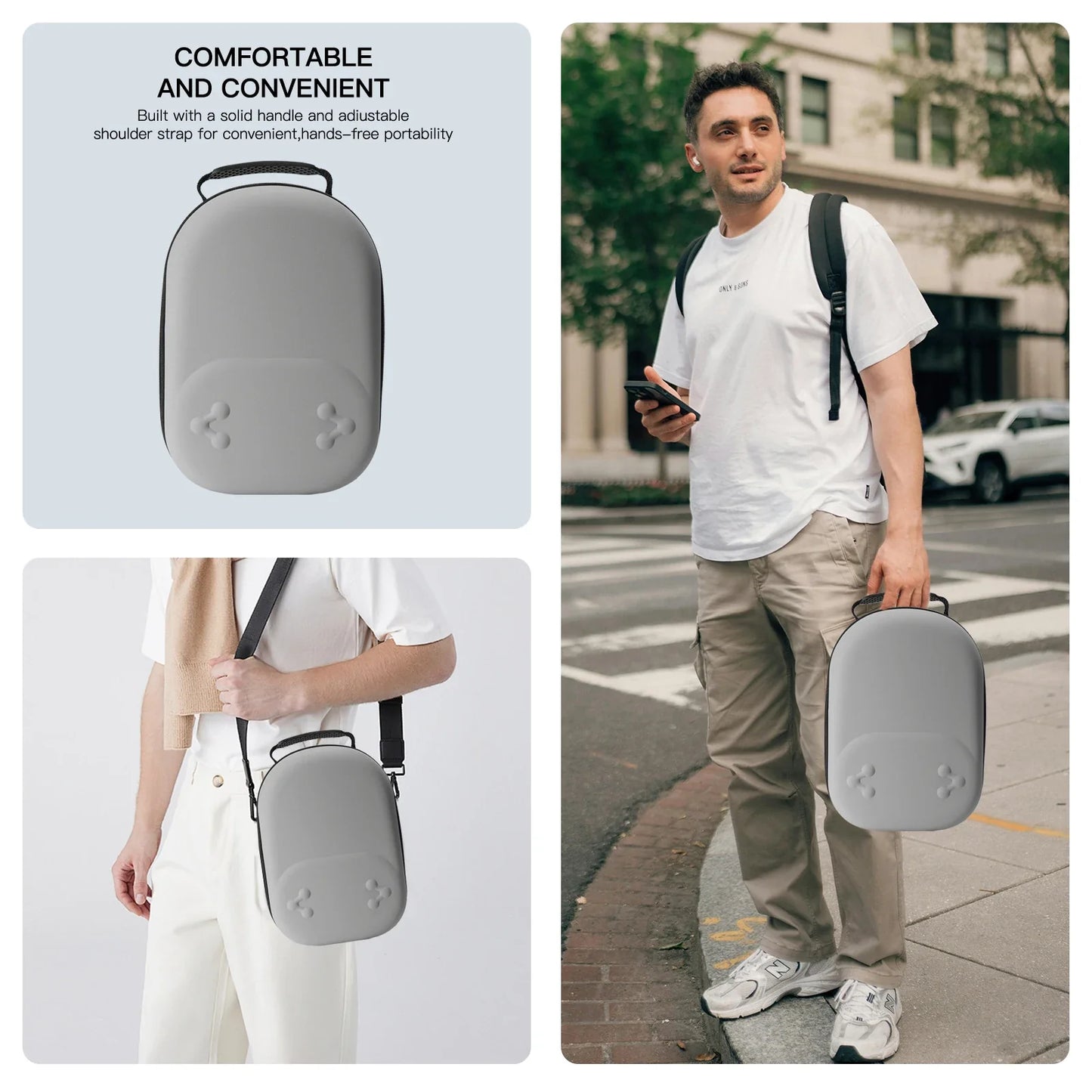 Hard Carrying Case for Meta Quest 3/3S – Drop-Resistant Travel Storage Bag for VR Headset & Accessories