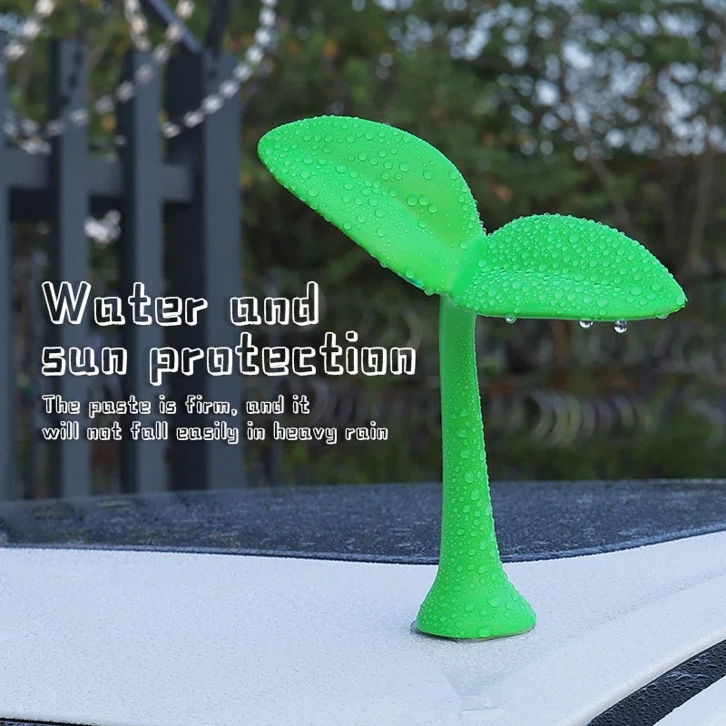 3D Car Roof Ornaments - Cute Bean Sprout Flower Bud Tentacle Exterior Decorative Stickers