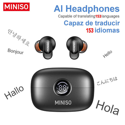 MINISO MS105 Wireless Earbuds - Bluetooth In-Ear Headphones with Soft Fit Design & IPX5 Waterproof Protection