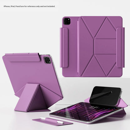 Smart Folio Case for iPad — Compatible with A16 2025 Air 7, 10th Gen 10.9″, Pro 11/13″, Air 4/5, M3/M5 Pro 11/13″