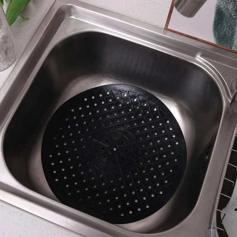 Multifunctional Non-Slip Sink Strainer Mat – Rubber Protector for Tableware & Drain