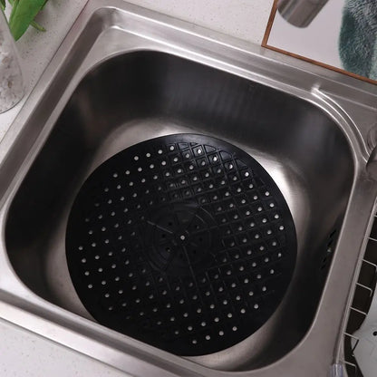 Multifunctional Non-Slip Sink Strainer Mat – Rubber Protector for Tableware & Drain