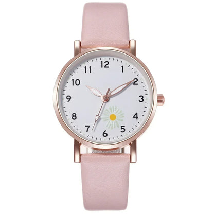 Luxury Luminous Retro Women’s Quartz Watch – Leather Strap Ladies Wristwatch
