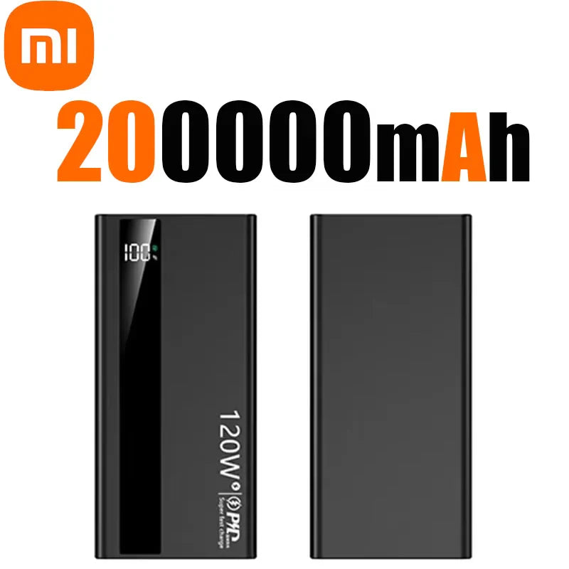 Xiaomi 500000mAh High-Capacity Power Bank — 120W Super Fast Charging Portable Battery Charger for iPhone, Samsung, Huawei