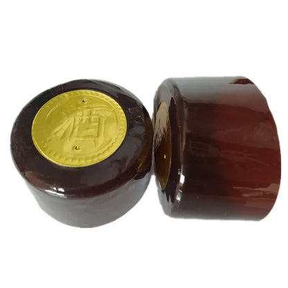 100PCS Wine Bottle Heat Shrink Capsules – Shrink Film Caps for Straight Mouth Bottles Wine Sealing Wrap