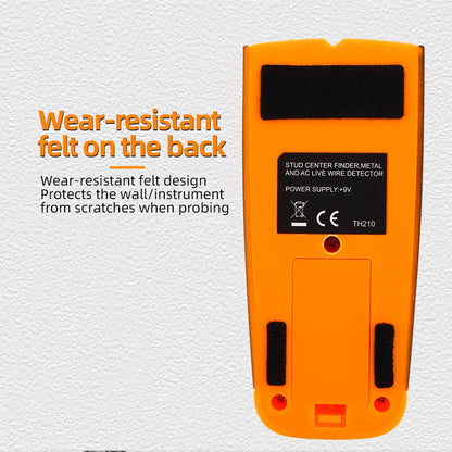 3-in-1 Wall Metal Detector – Professional Deep Scan for Metal, Wood Studs, AC Voltage & Live Wires