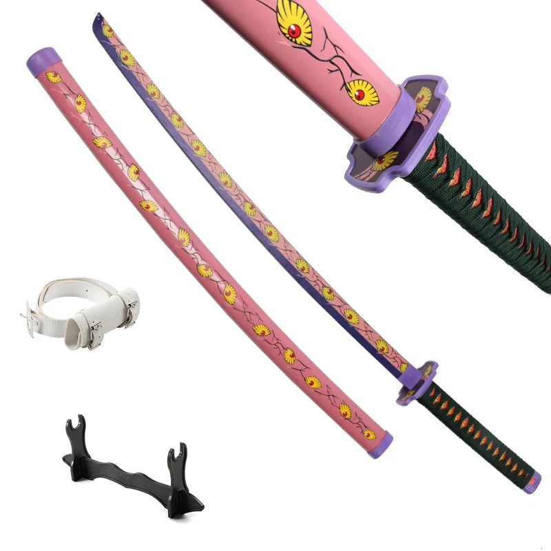 Japanese Anime Demon Slayer Samurai Katana Sword 104cm – Muichirou & Tanjirou Christmas Gift