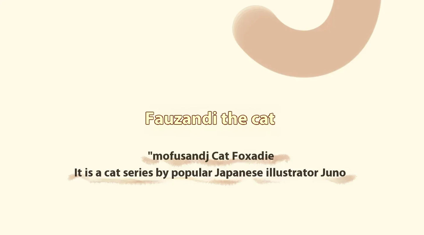 Kawaii Mofusand Shark Cat Keychain — Cartoon Cross-Dressing Doll Pendant for Backpack Decor