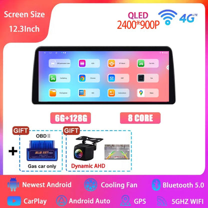 Android 15 Car Radio for Honda Civic FE/FL 2021-2023 - 12.3 Inch Multimedia Touch Screen GPS Navigation Player