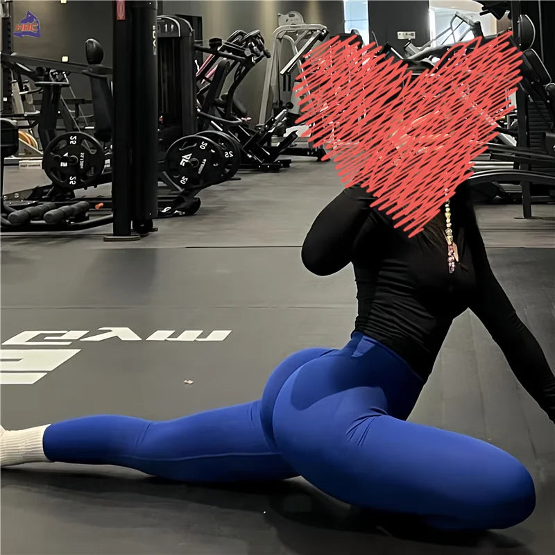 Seamless High Impact Yoga Leggings – Butt Lifting Tummy Control Squat-Proof Fitness Workout Tights