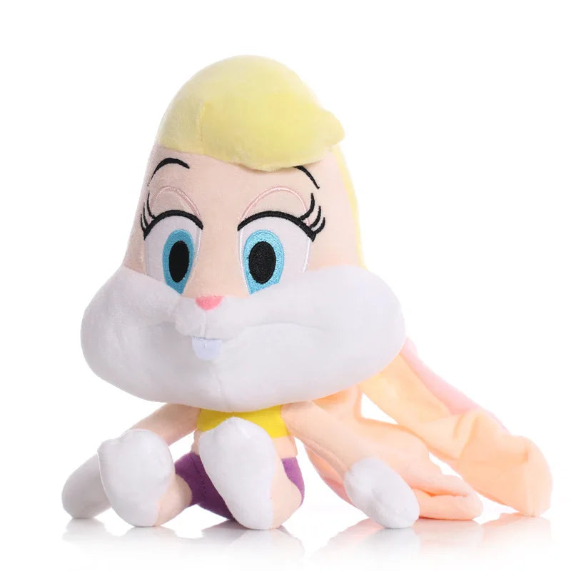 6 Piece Cartoon Character Plush Toy Set - Bugs Bunny, Daffy Duck, Tweety, Cyclone Dog and Bunny Rabbit Stuffed Dolls for Children’s Gifts