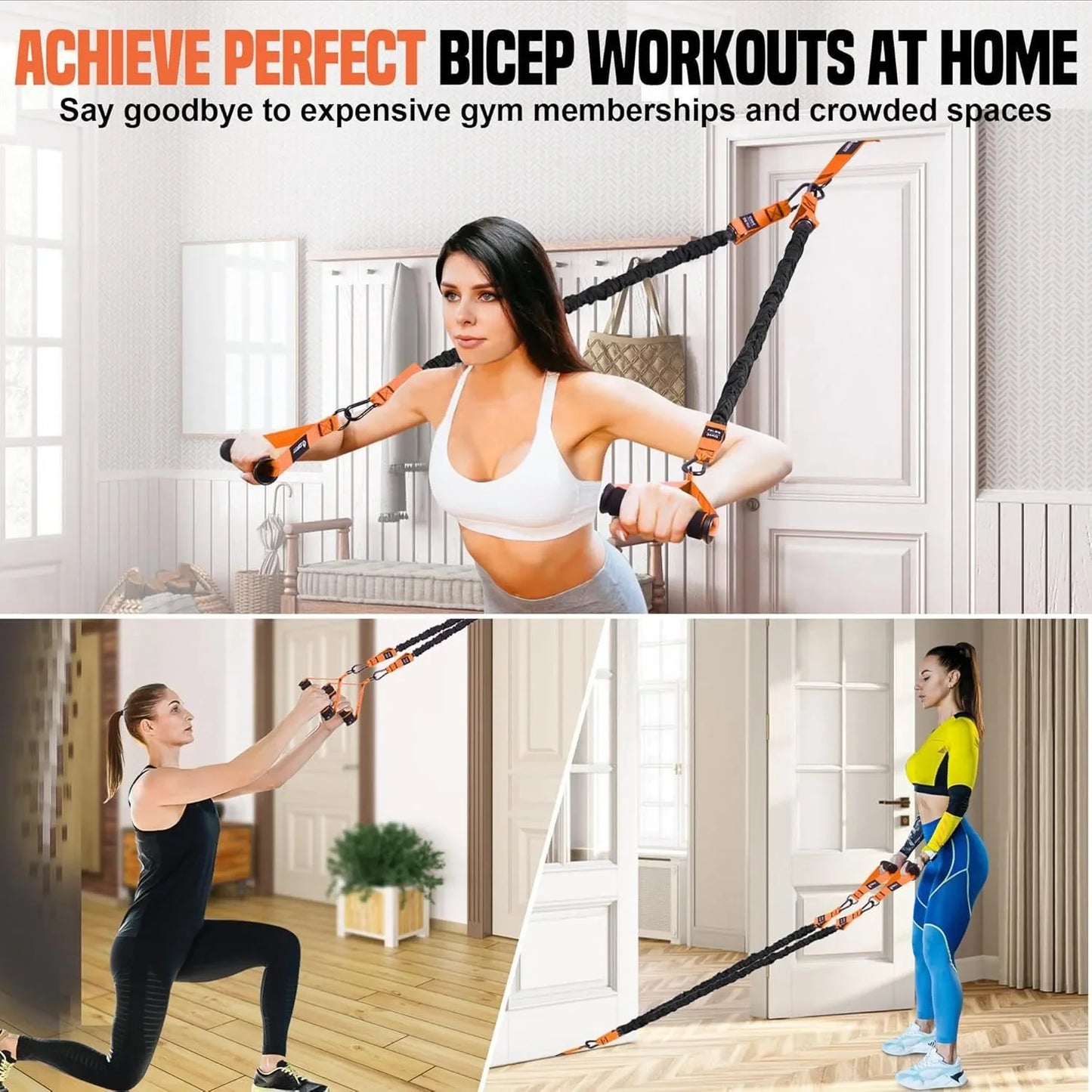 Pull-Up Assistance Bands Set – Resistance Straps for Men & Women, Chin-Up, Hanging Training, Workout & Body Stretching