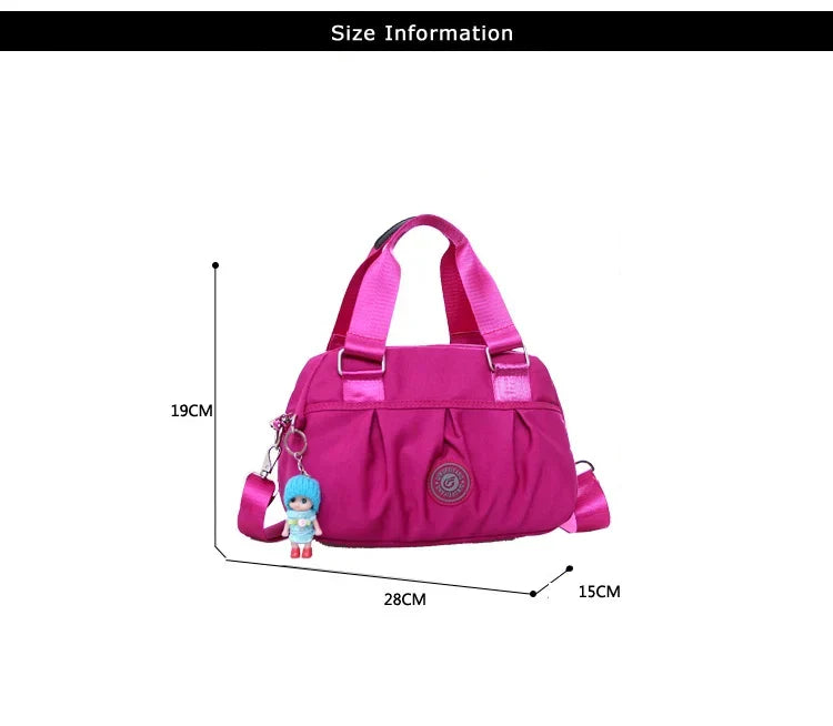Women’s Nylon Waterproof Messenger Bag – Casual Crossbody & Shoulder Handbag, High-Quality Multifunctional Bag
