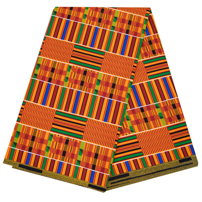 Bintarealwax Ankara Fabric - Wholesale Polyester Sewing Material for Women's Party Dresses FP6390