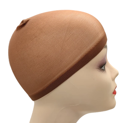 Ventilated Nylon Mesh Wig Cap – Stretchy, Breathable, Extra Thin Stocking Hairnets for Wigs, Available in 1/6/12 Bags