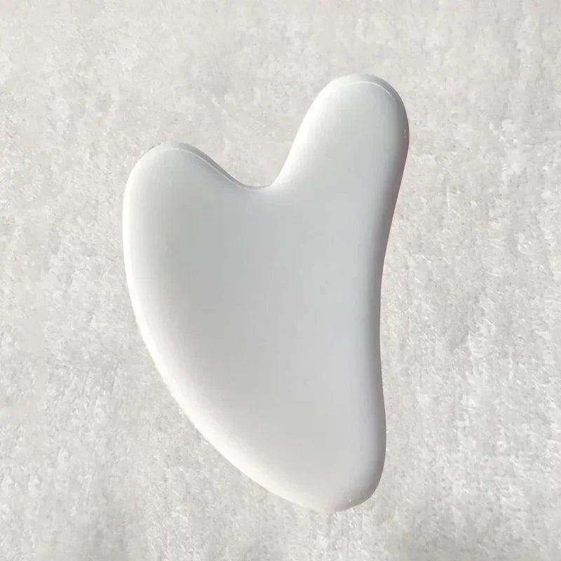 Heart Shape Beeswax Gua Sha Massage Tool – SPA Scraping Face Massager & Acupuncture Guasha Board