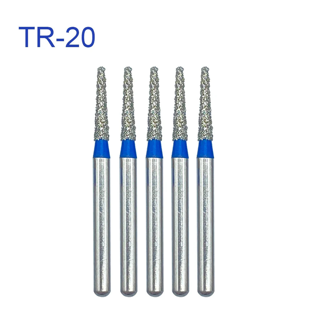 5pcs FG Dia 1.6mm Dental Drills – High-Speed Handpiece Diamond Burs for Teeth Whitening