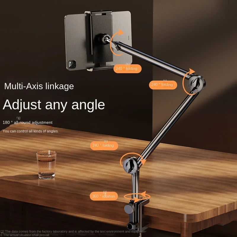 Desktop Mobile Phone Holder – Bed Clip, Bedside Lazy Folding Cantilever Bracket for Apple, Samsung, iPad, and Tablet