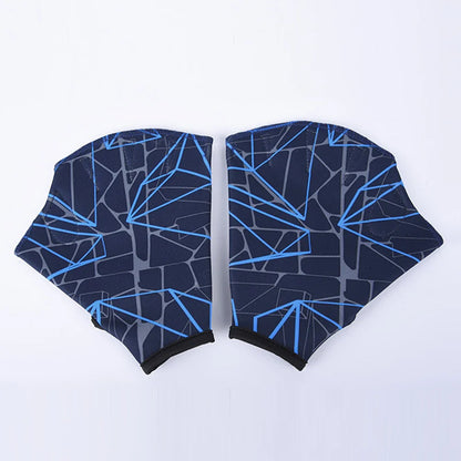 Swimming Hand Fins & Webbed Gloves Set - Unisex Paddle Flippers for Water Sports Training