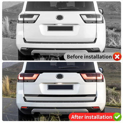 2021-2024 Toyota Land Cruiser 300 Tailgate Trim – Stainless Steel Interior Upgrade LC300 Accessories