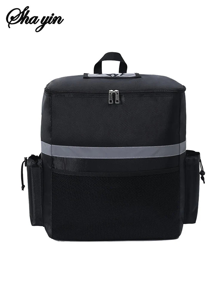 Insulated Delivery Backpack – 30L Thermal Food Bag for Riders, Large Capacity Takeout and Grocery Backpack