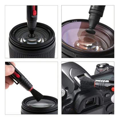 SLR Digital & Mirrorless Camera Cleaning Kit — Includes Air Blower, Lens Cloth for Canon, Nikon, Laptop, Keyboard