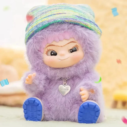 Cute Wakuku Plush Doll Keychain — Kawaii Monsters Box Vinyl Doll for Backpack, Bag, & Case Decoration Gift