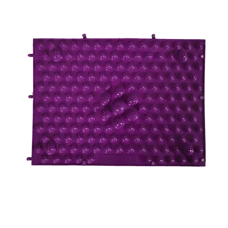 Reflexology Foot Massage Spike Mat — Yoga Cushion Pad for Anti-Stress, Blood Circulation & Toe Pressure Therapy