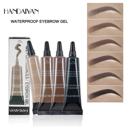 Pro Eyebrow Cream Gel Tattoo Pen – Long-Lasting Waterproof Henna Tint for Perfect Eyebrows (Cejas Maquillaje)