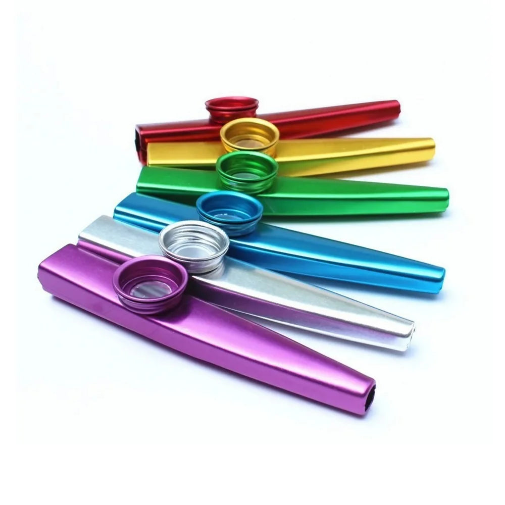 Lightweight Aluminum Alloy Kazoo – Simple Design Musical Instrument for Guitar Players & Music Lovers