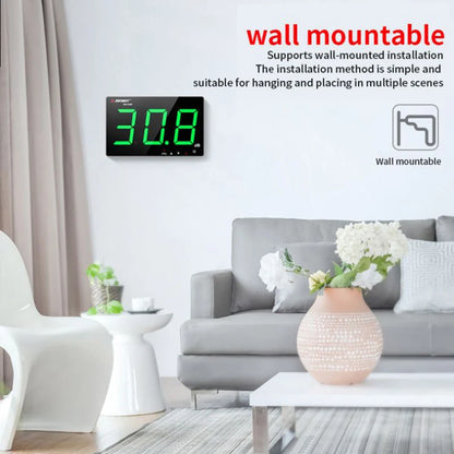 SNDWAY SW-525 Sound Level Meter — Wall-Mounted Digital Noise & Decibel Detector 30-130dB Professional dB Meter