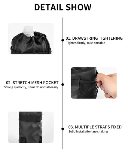 ESLNF Bike Water Bottle Holder – Insulated Cycling Kettle Carrier Pouch for MTB & Road Bicycles