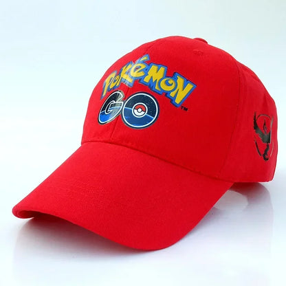 Pikachu Anime Baseball Cap - Adjustable Cartoon Cosplay Hat for Men, Women & Kids Sports Hip Hop Style Gift